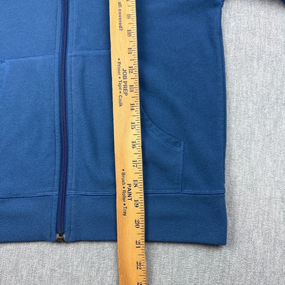 The North Face Jacket Boys Medium 10/12 Blue Fleece Hiking Full Zip Kids Outdoor